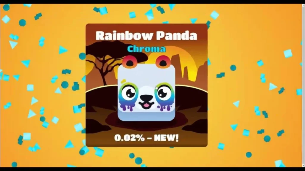 Rainbow Panda Blook in Blooket